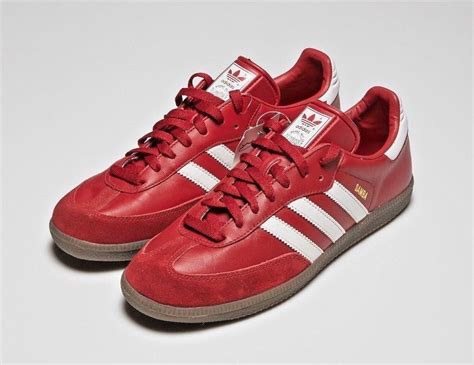 red Adidas Sambas